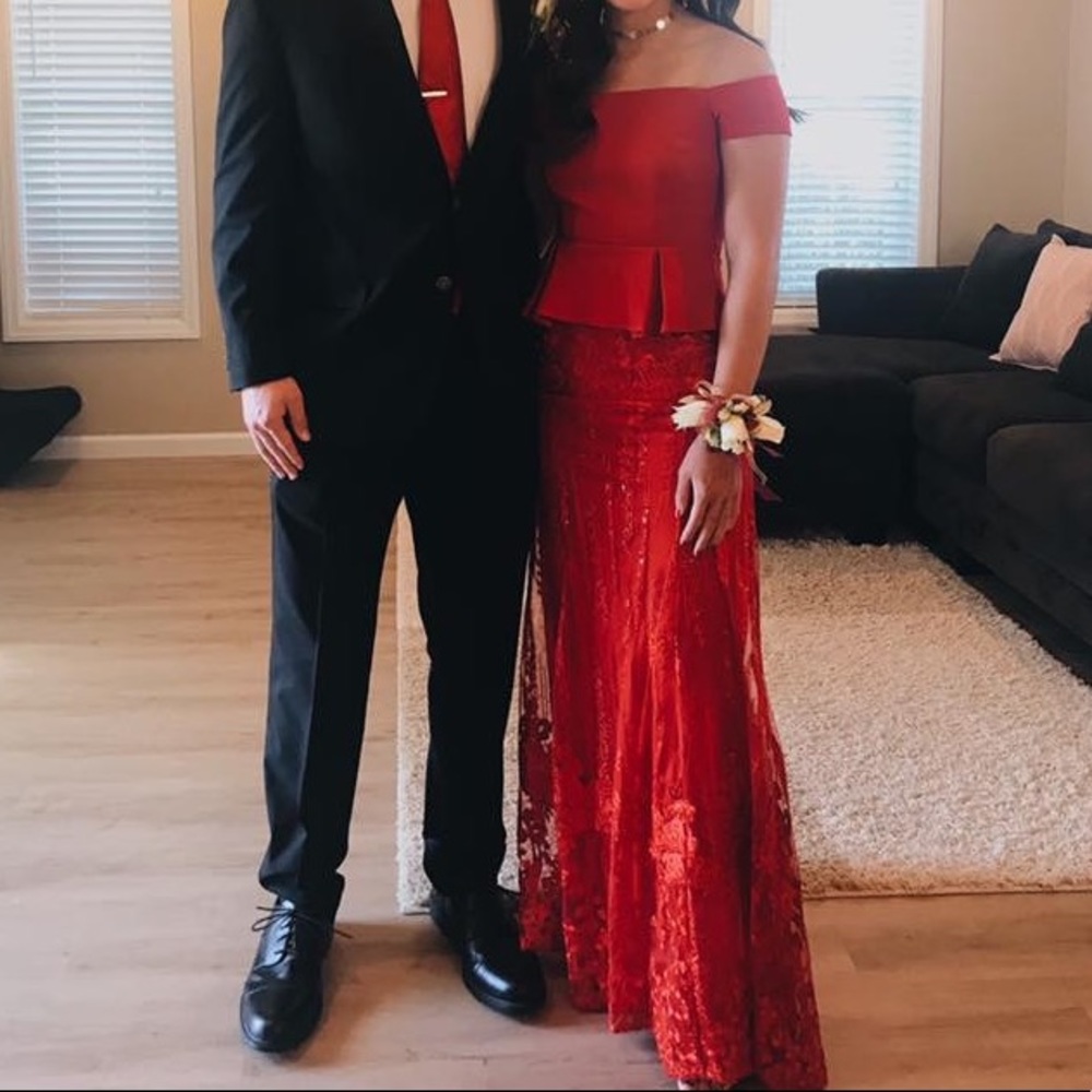 RED PROM DRESS